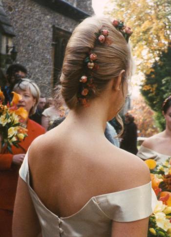 Bridesmaids wedding hairstyle
