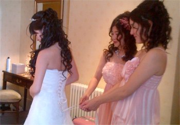 Japanese bride bridal hairstyle - the Petersham Hotel, Richmond
