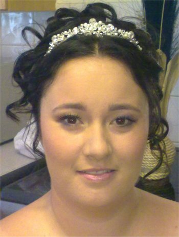 Bridal hair (curly up style)and makeup